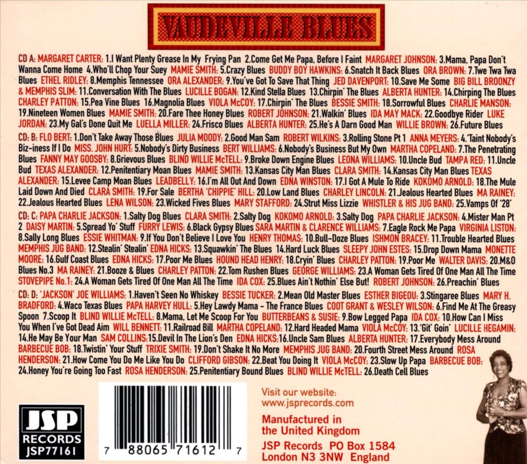 Vaudeville Blues 1919-1941: Blues Links - Vaudeville & Rural Blues cover art