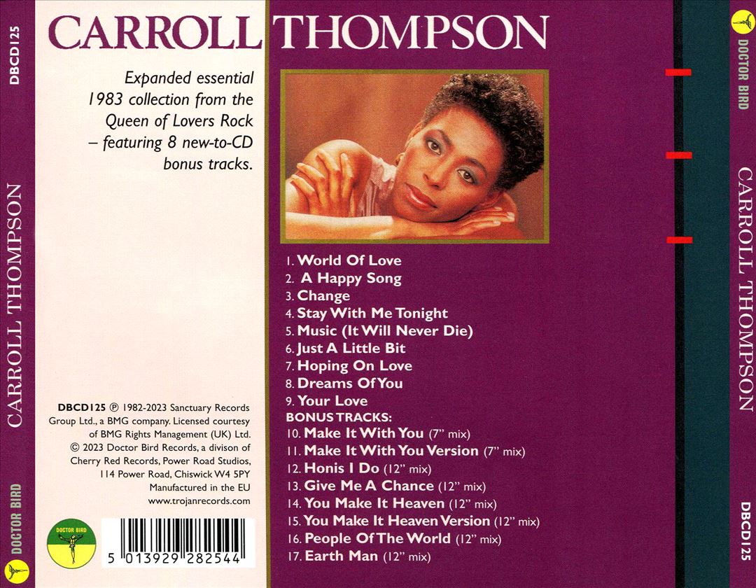 Carroll Thompson cover art