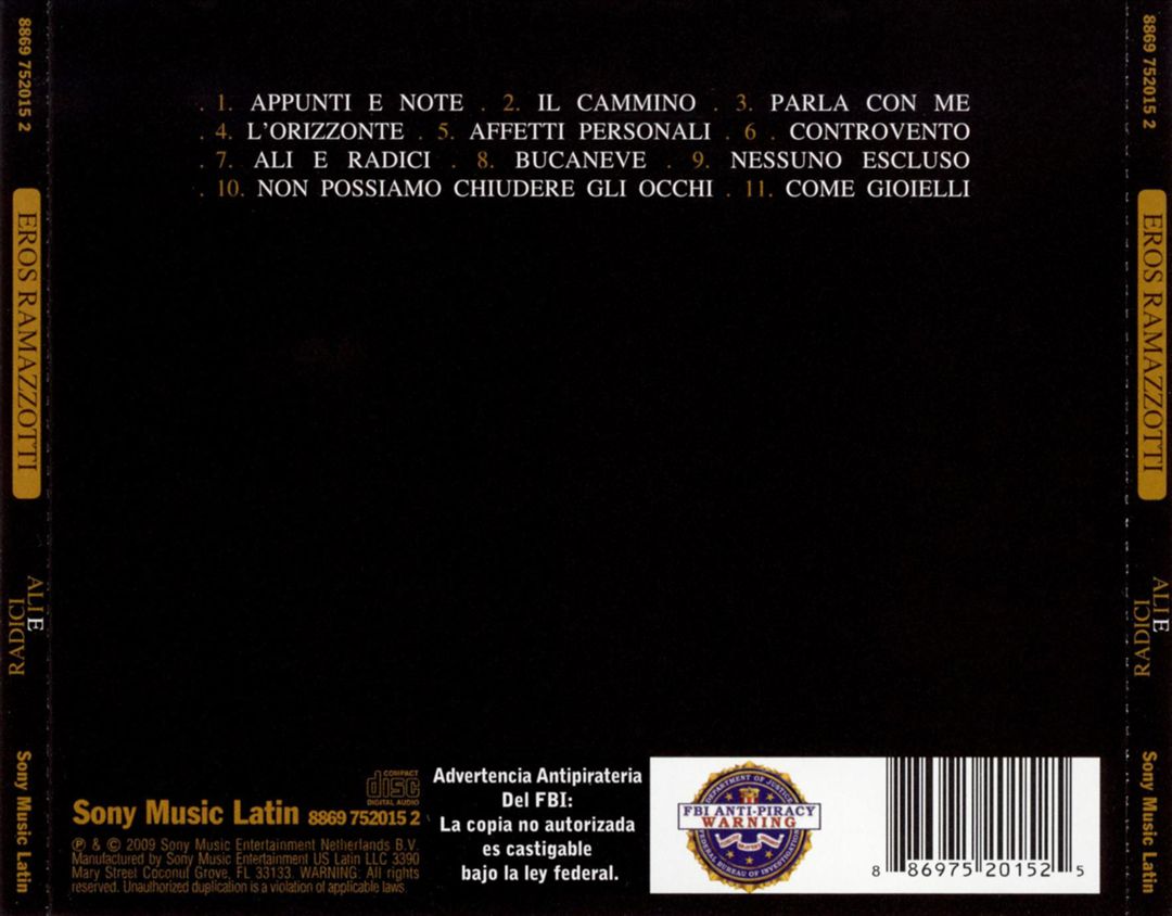 Ali e Radici cover art