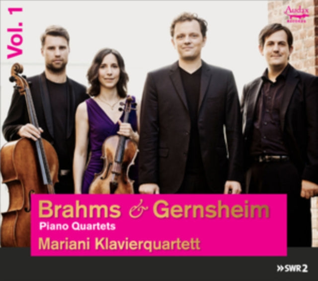 BRAHMS & GERNSHEIM PIANO QTETS-MARIANI KLAVIERQUARTETT cover art