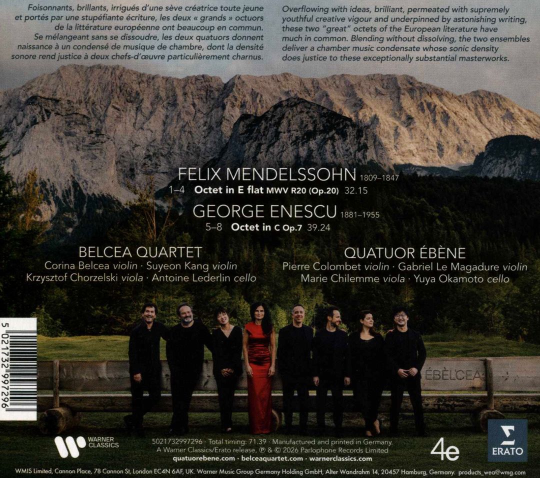 Octets: Mendelssohn, Enescu cover art