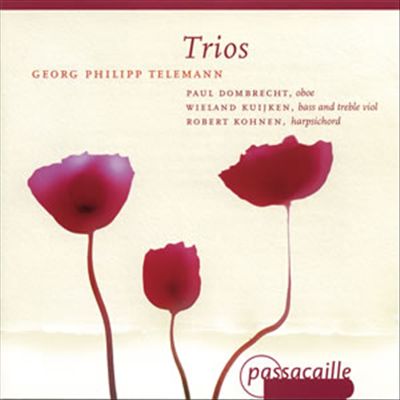 Georg Philipp Telemann: Trios cover art