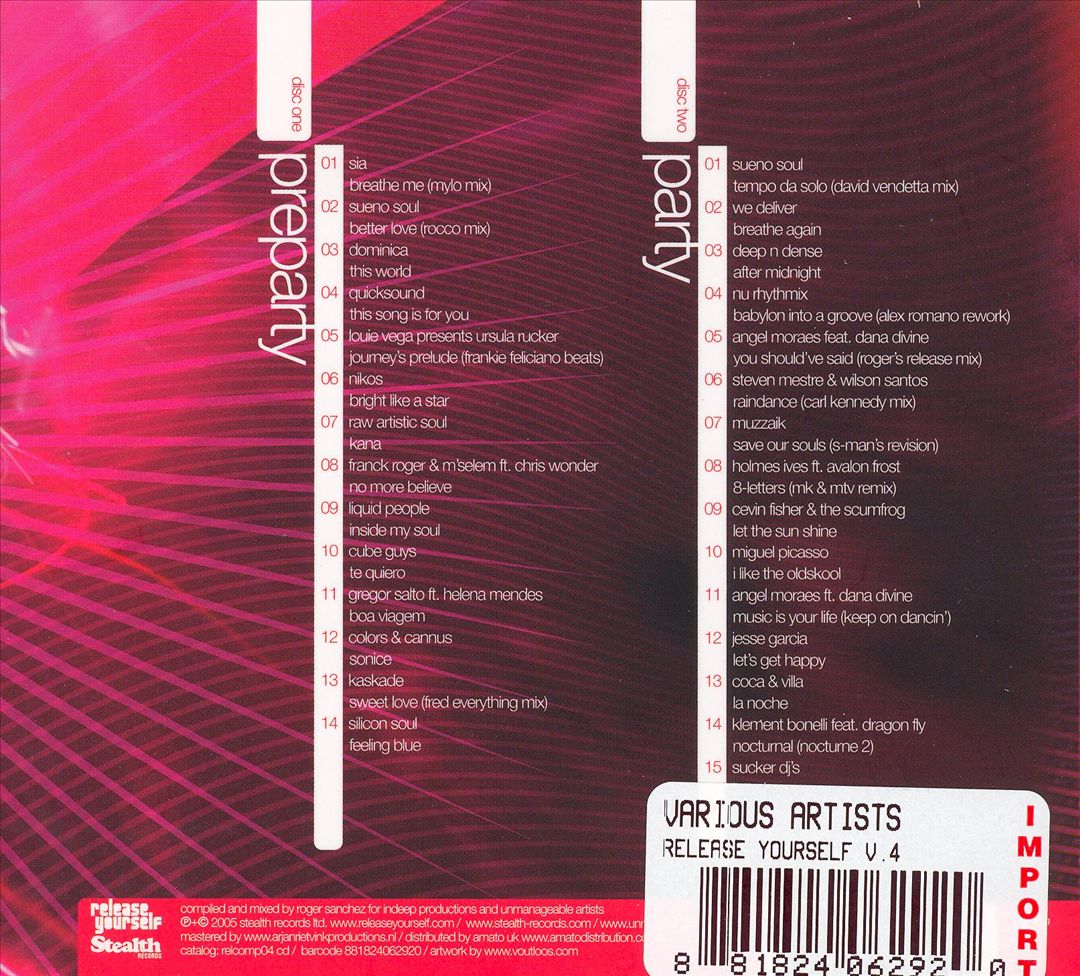 Release Yourself, Vol. 4 cover art