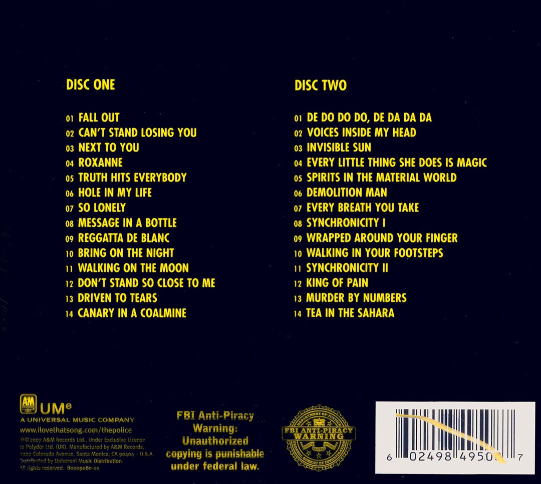 Police cover art