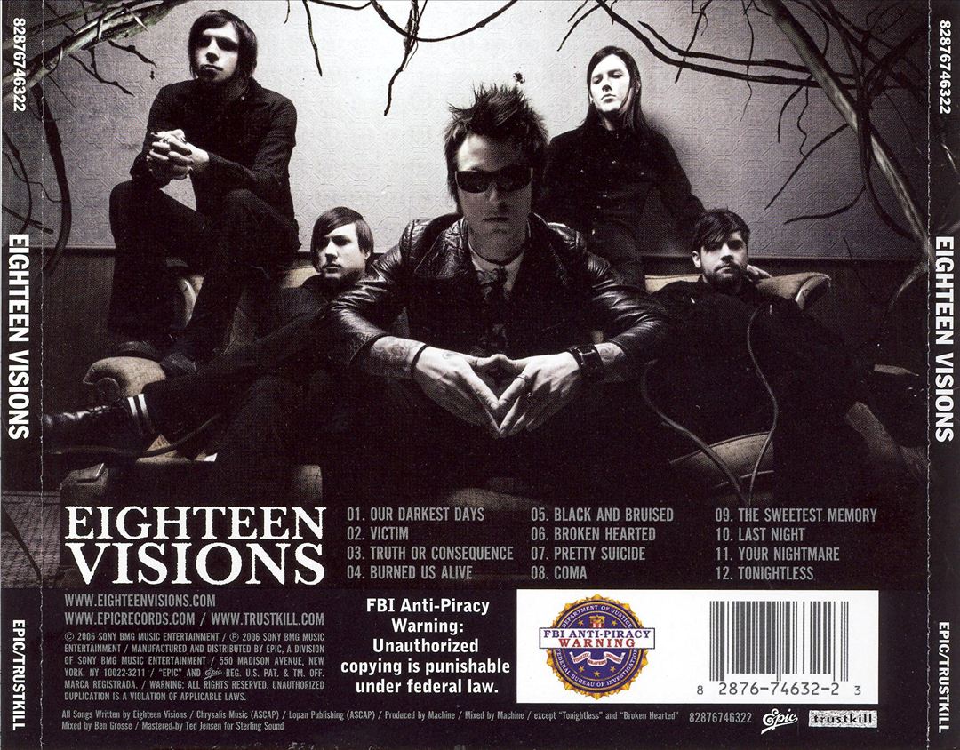 Eighteen Visions cover art