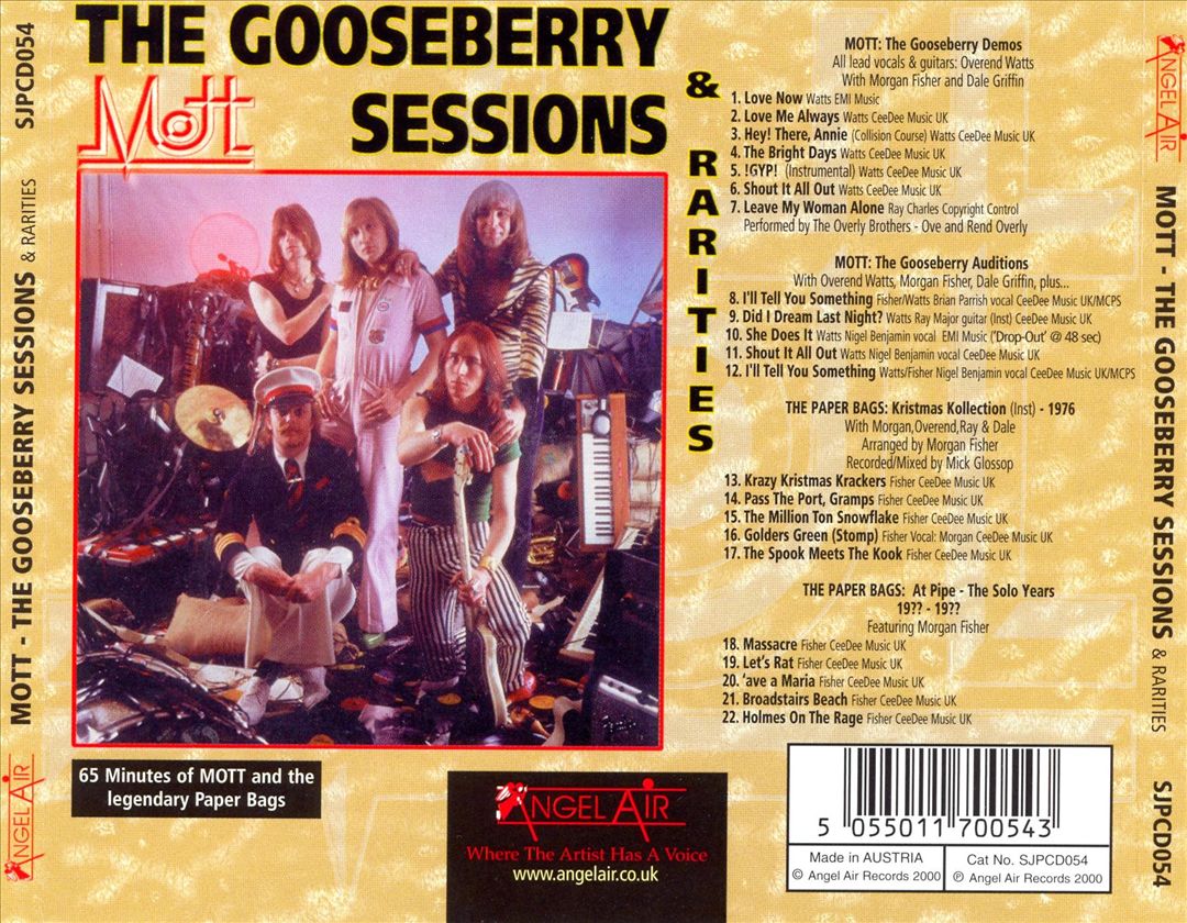 Gooseberry Sessions & Rarities cover art