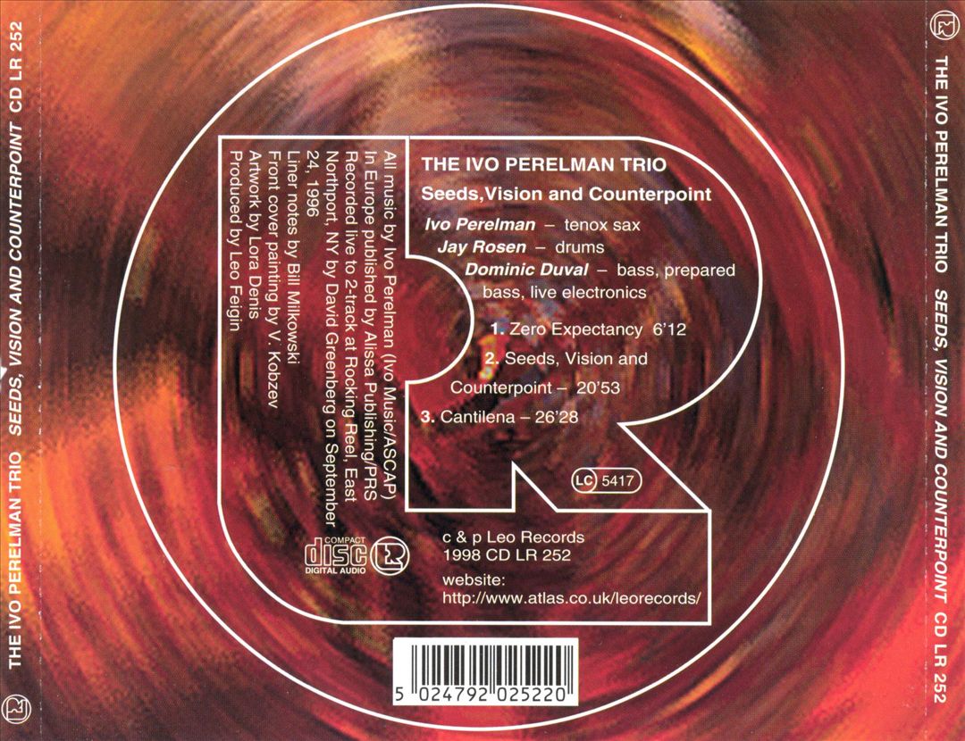 Seeds, Visions and Counterpoint cover art