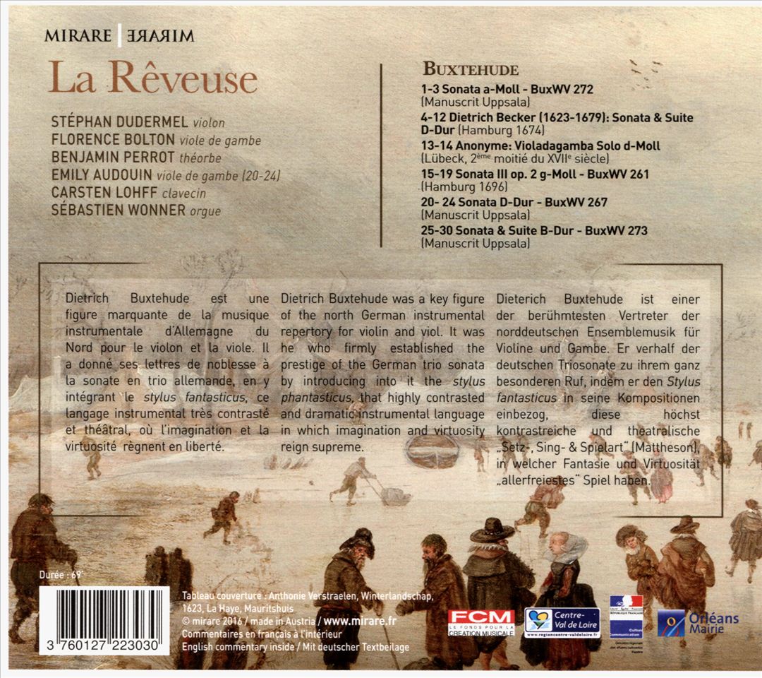 Buxtehude: Sonates en trio - Manuscrits d'Uppsala cover art