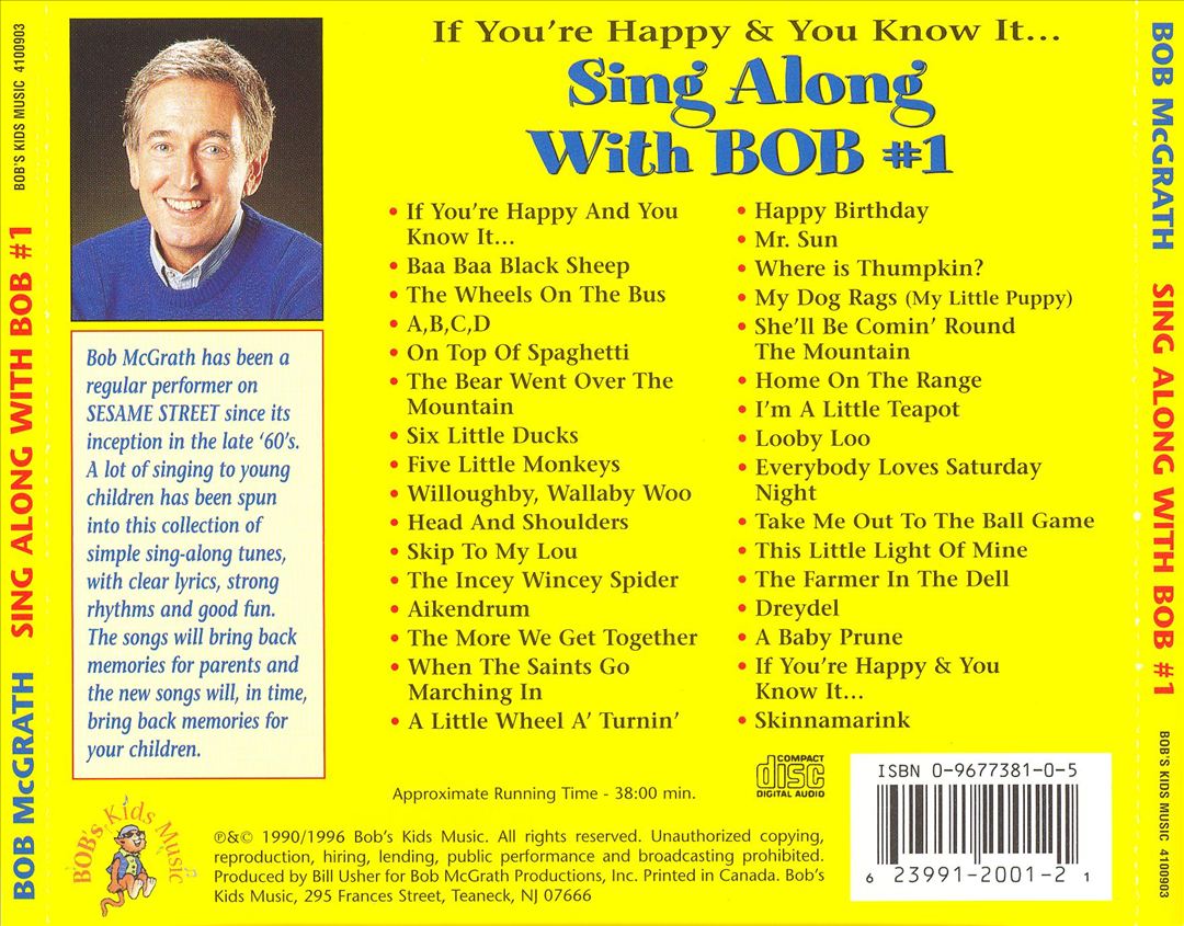 Sing Along with Bob, Vol. 1 cover art