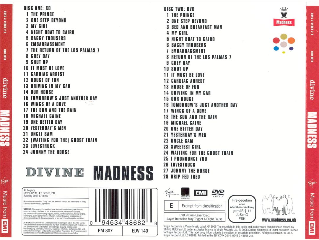 Divine Madness [2 Disc] cover art