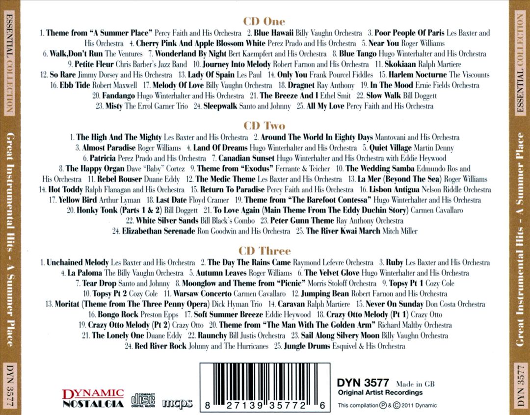 Summer Place: Great Instrumental Hits cover art