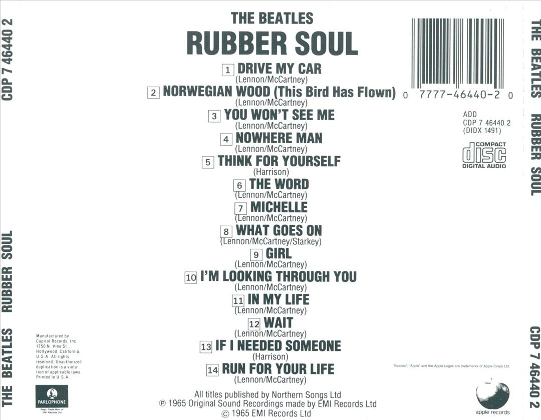 Rubber Soul cover art