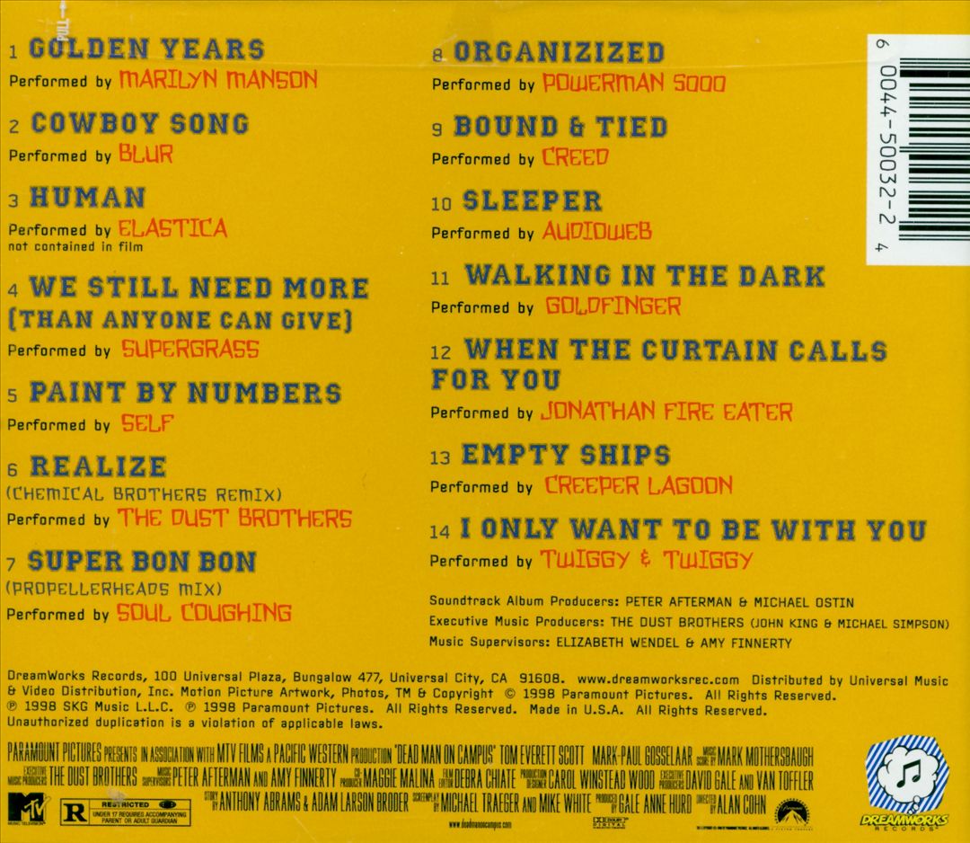 Dead Man on Campus cover art