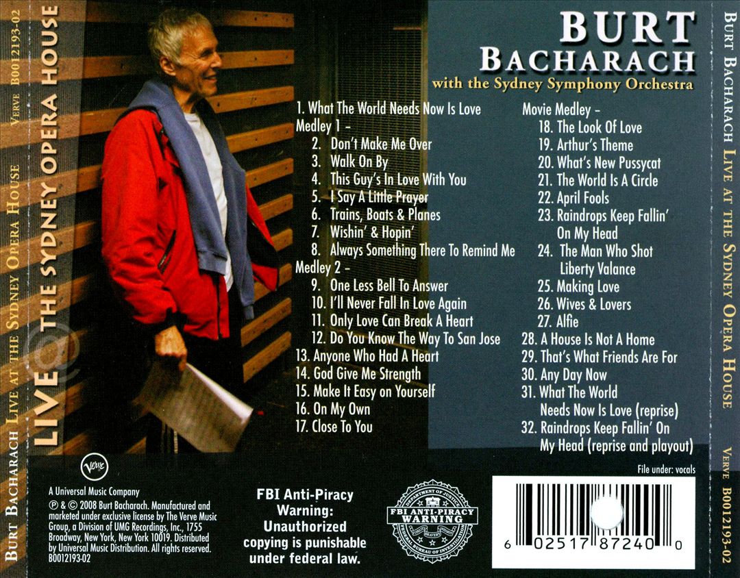 Live at the Sydney Opera House cover art