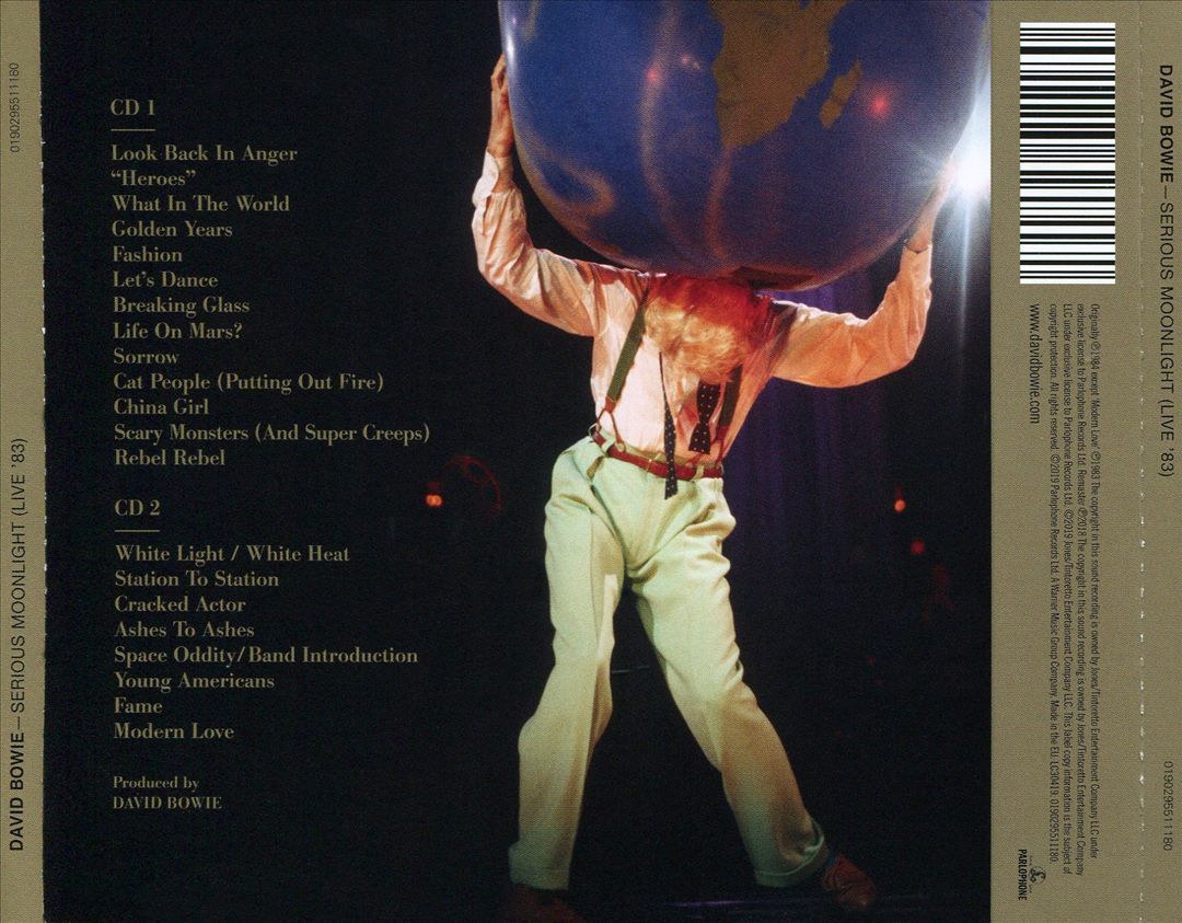 Serious Moonlight: Live 1983 cover art