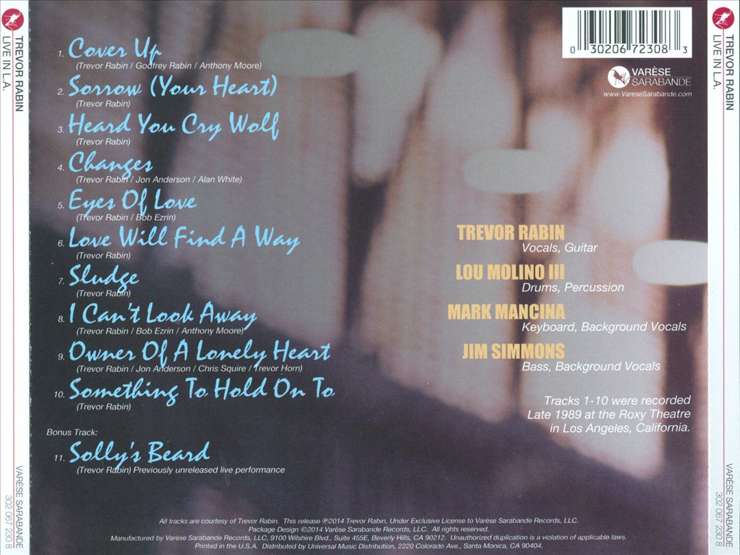 Live in L.A. cover art