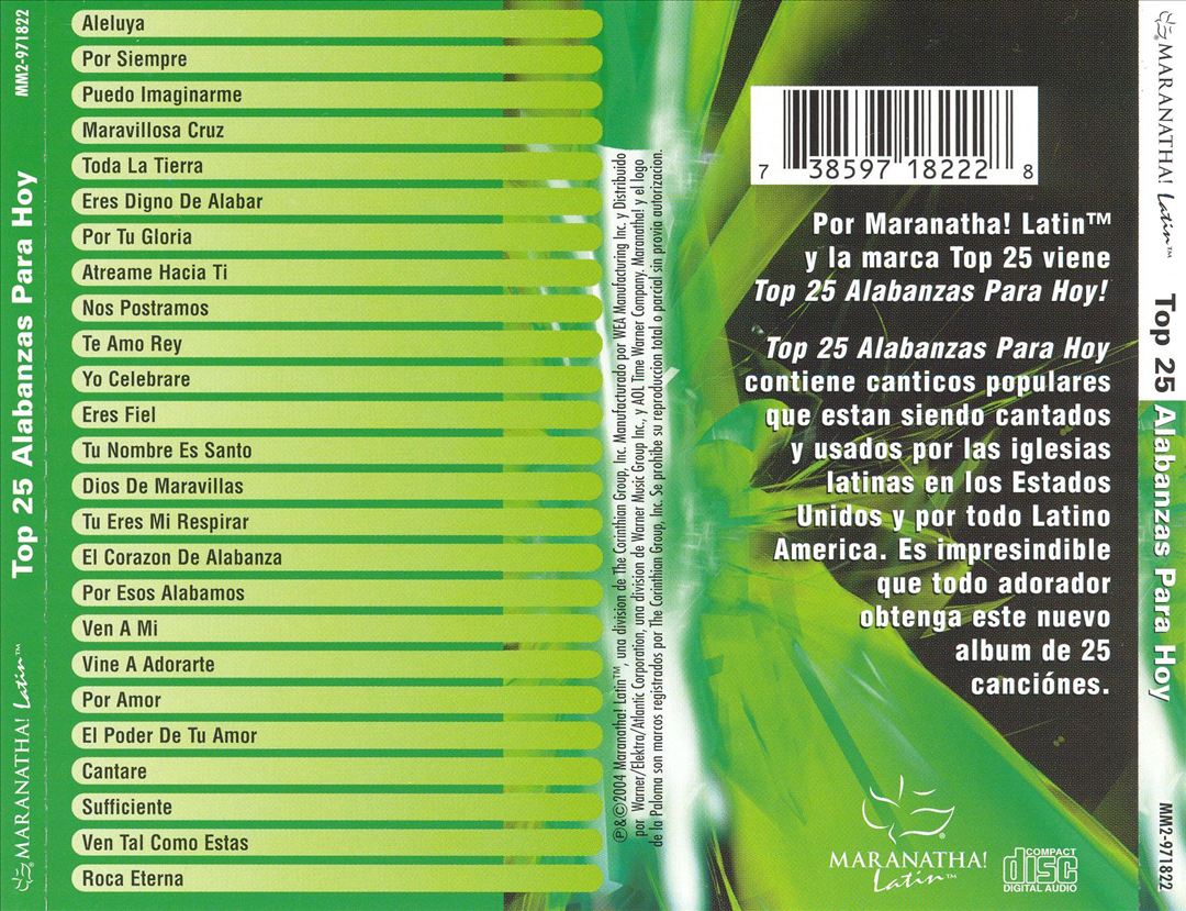 Top 25 Alabanzas Para Hoy cover art