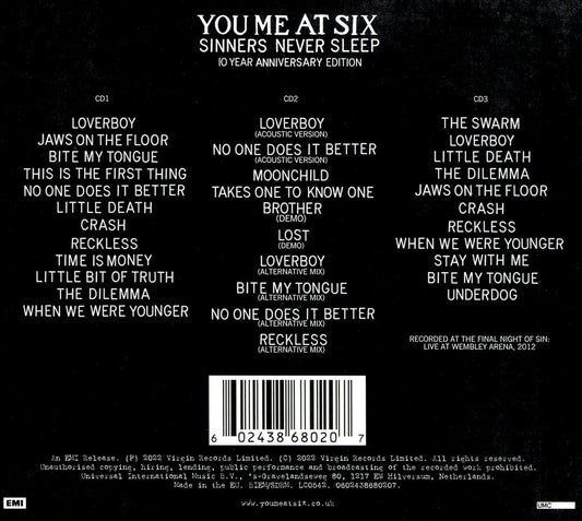 Sinners Never Sleep [10th Anniversary Edition] cover art