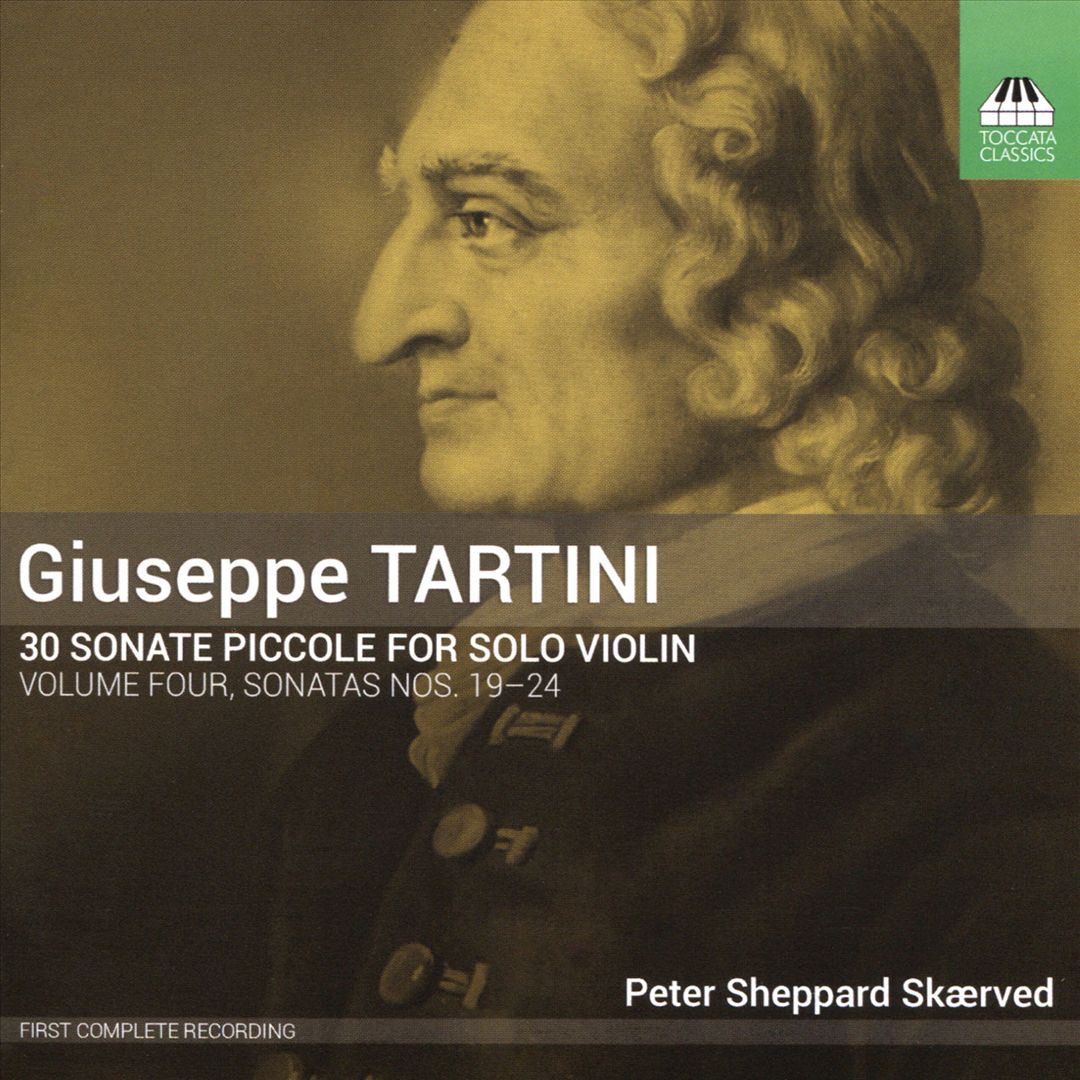 Giuseppe Tartini: 30 Sonate Piccole for Solo Violin, Vol. 4 - Sonatas Nos. 19-24 cover art