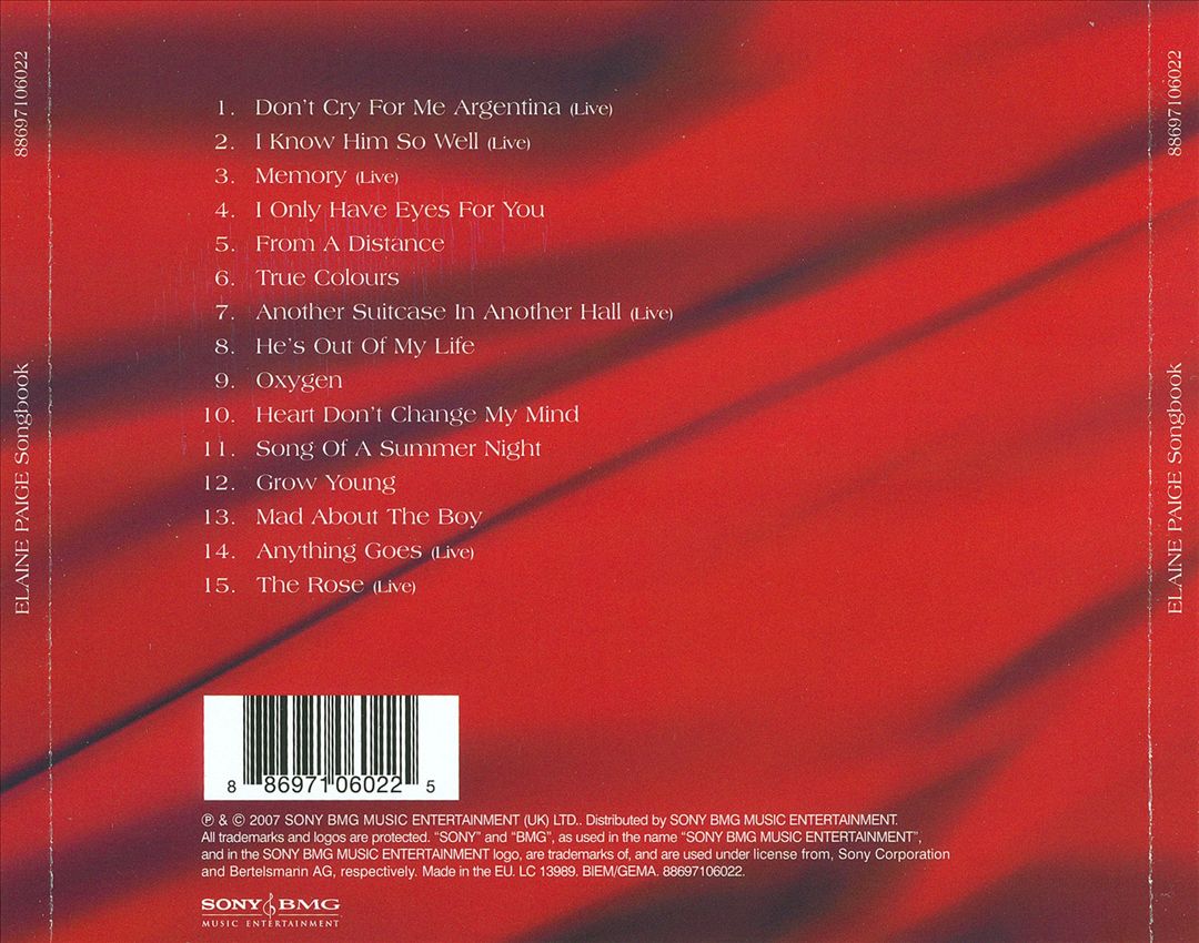 Songbook cover art