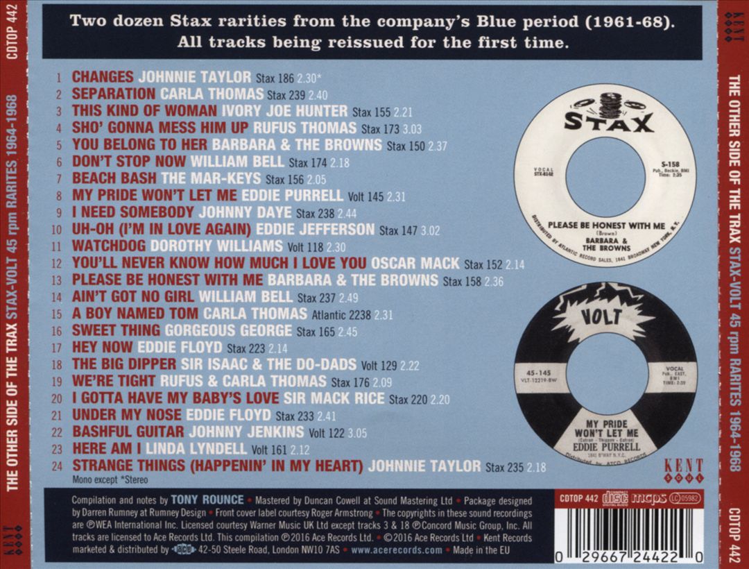 Other Side of the Trax: Stax-Volt 45rpm Rarities 1964-1968 cover art
