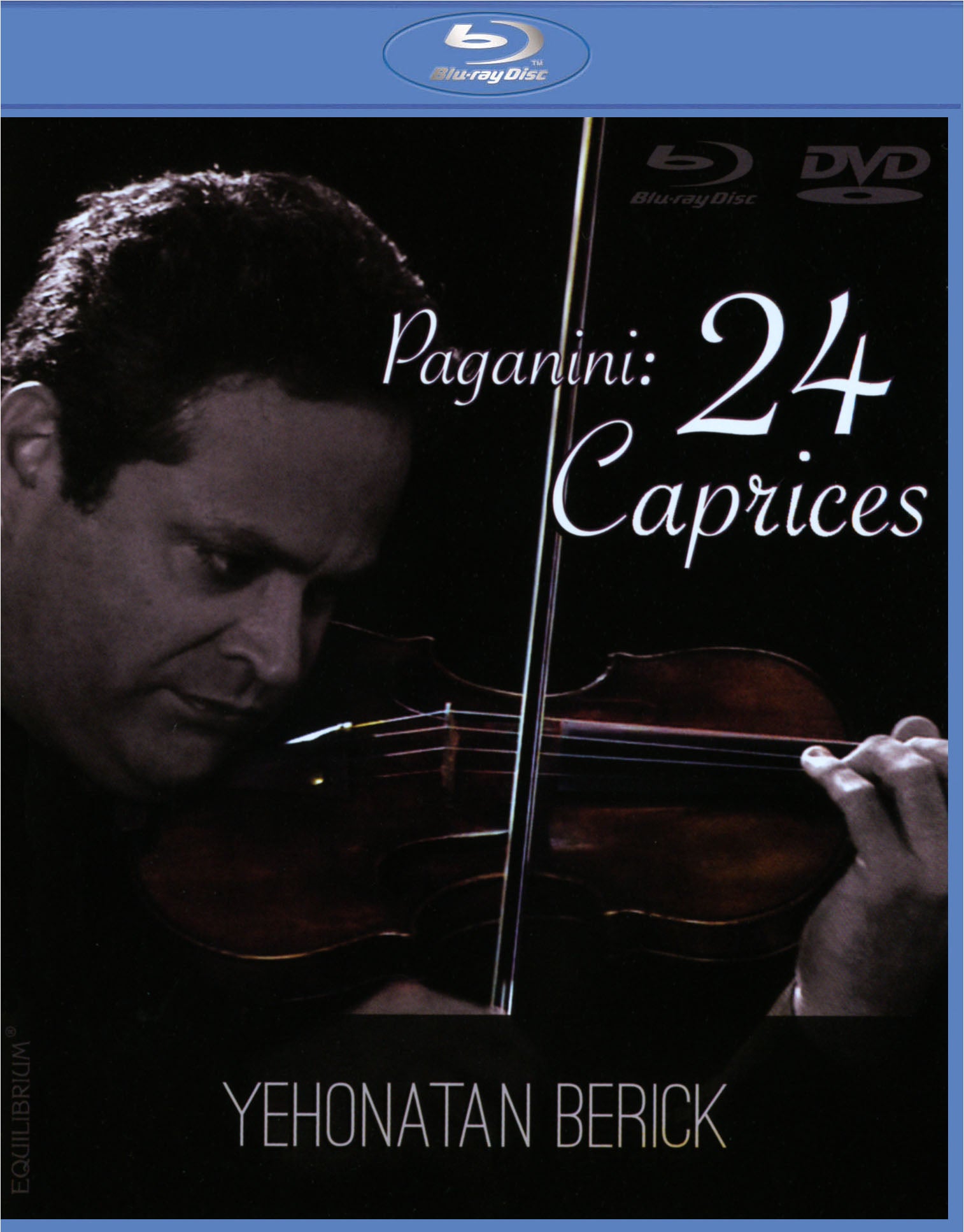 Paganini: 24 Caprices [2 Discs] [Blu-ray/DVD] cover art