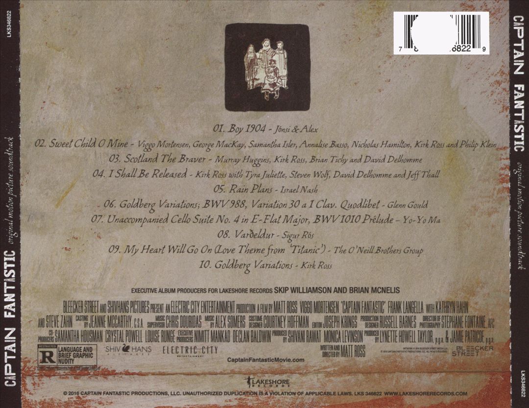 Captain Fantastic [Original Motion Picture Soundtrack] cover art