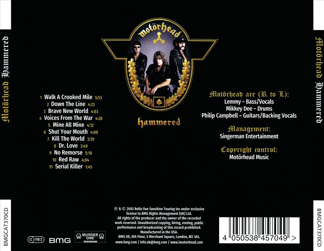Hammered cover art