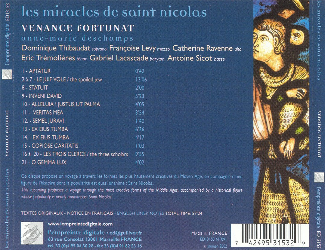 Miracles de Saint Nicolas cover art
