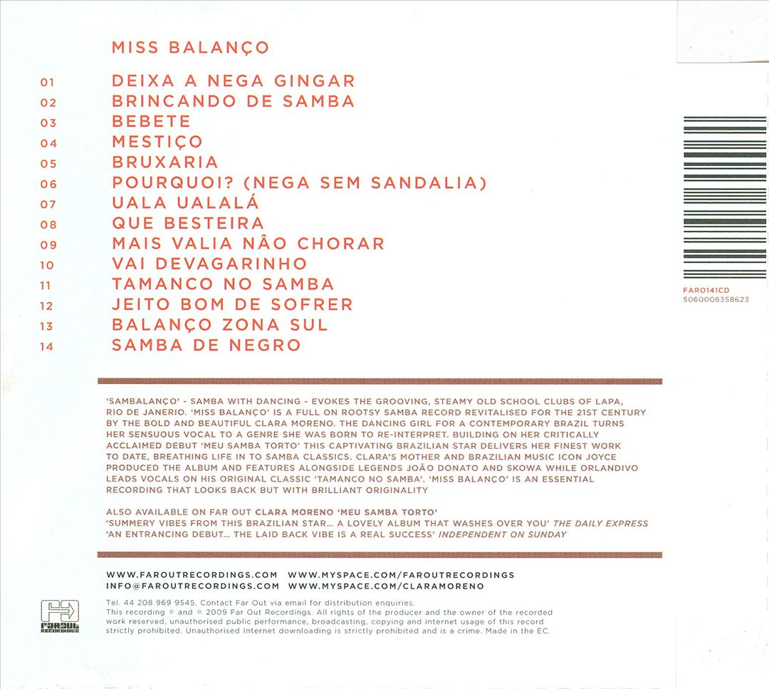 Miss Balanco cover art
