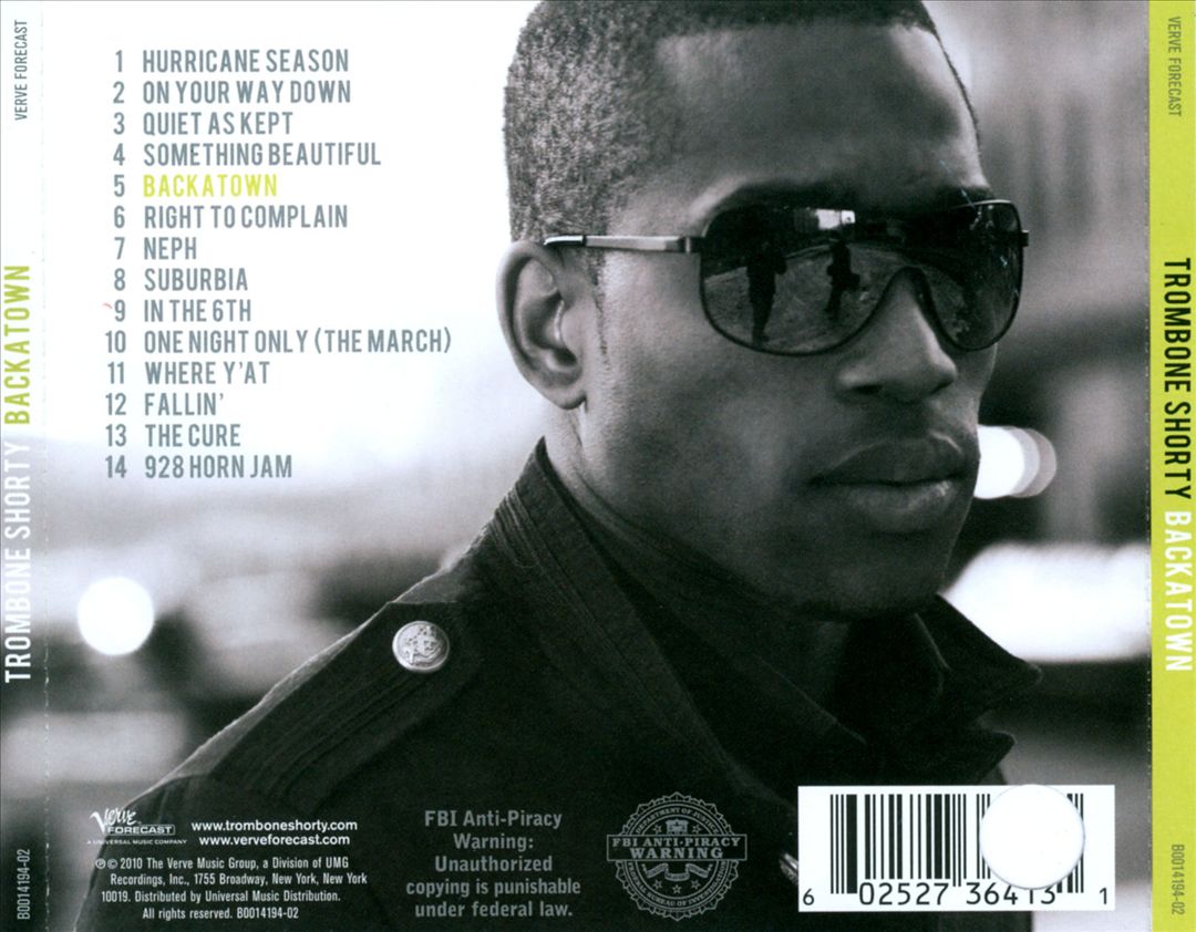 Backatown cover art