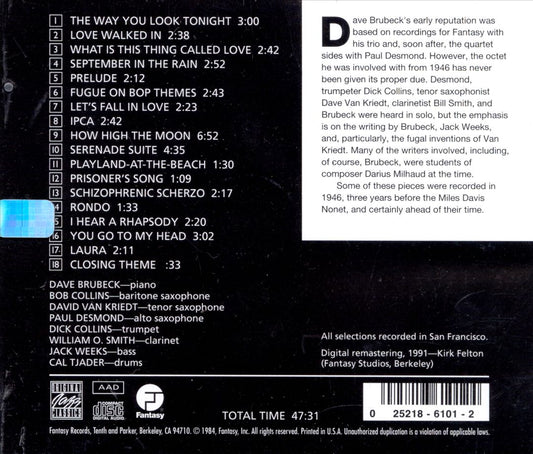 Dave Brubeck Octet cover art