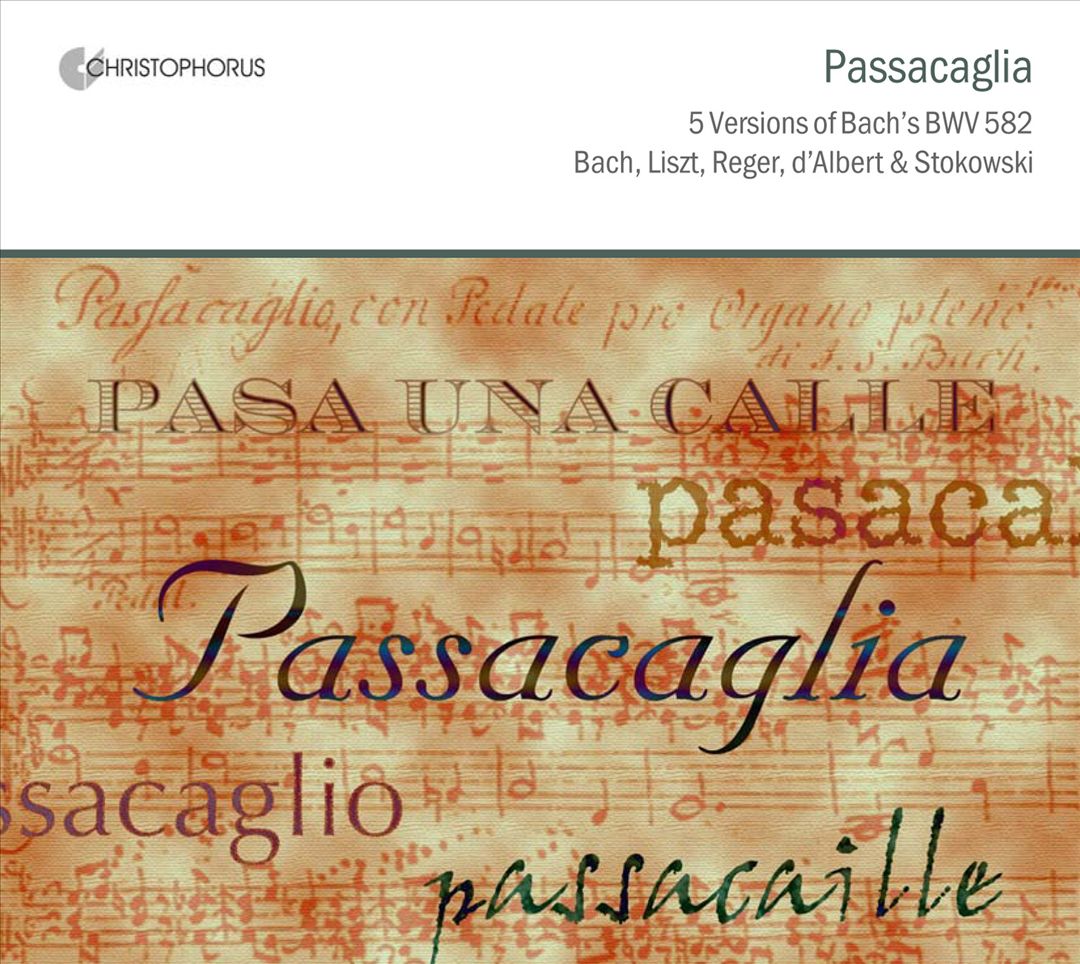 Passacaglia: 5 Versions of Bach's BWV 582 cover art