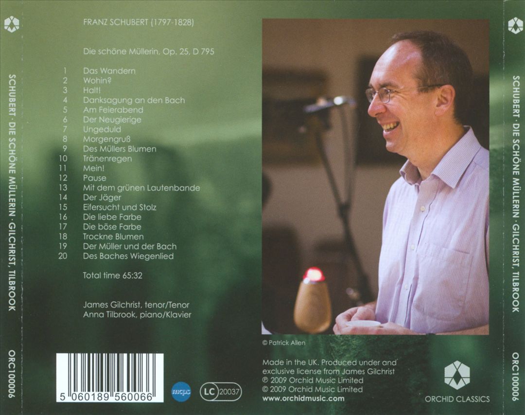 Schubert: Die schöne Müllerin cover art