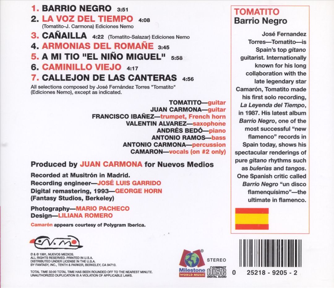 Barrio Negro cover art