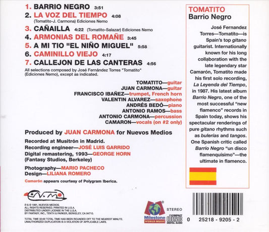 Barrio Negro cover art