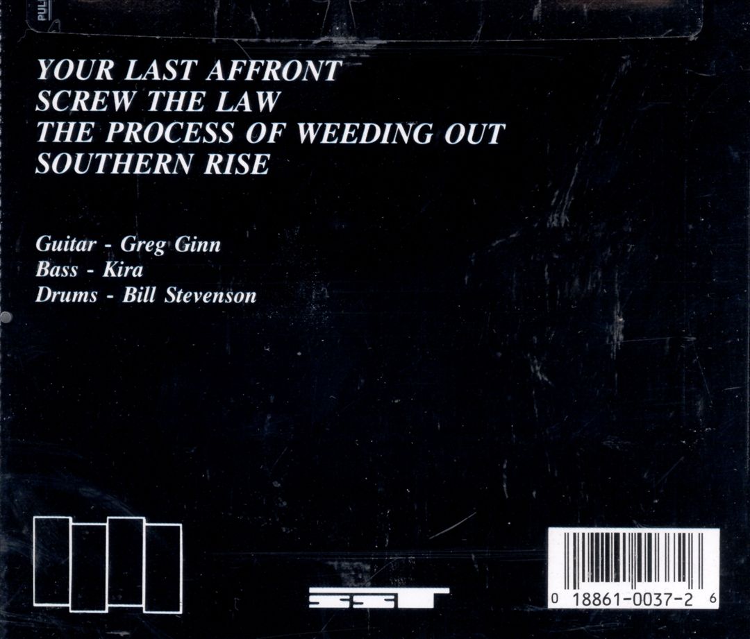 Process of Weeding Out cover art