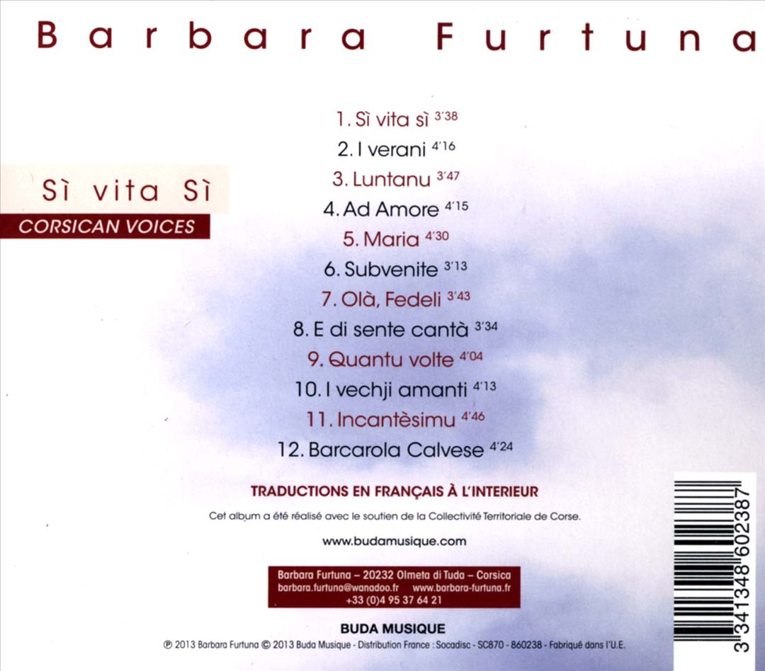 Sì Vita Sì (Corsican Voices) cover art