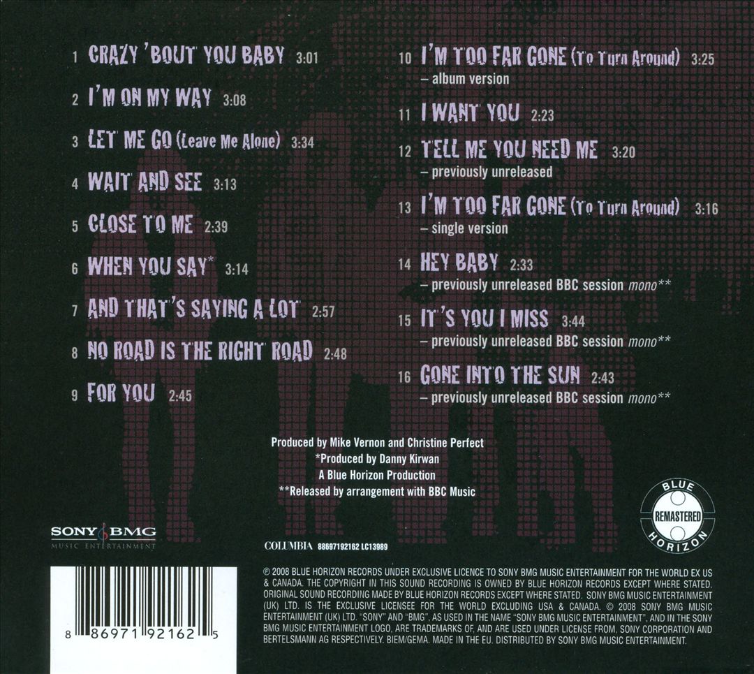 Complete Blue Horizon Sessions cover art