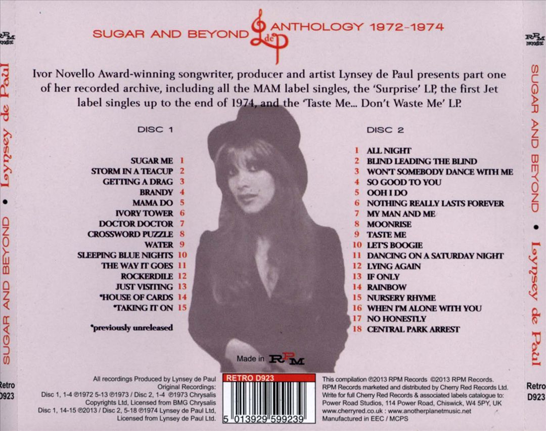 Sugar & Beyond: Anthology 1972-1974 cover art