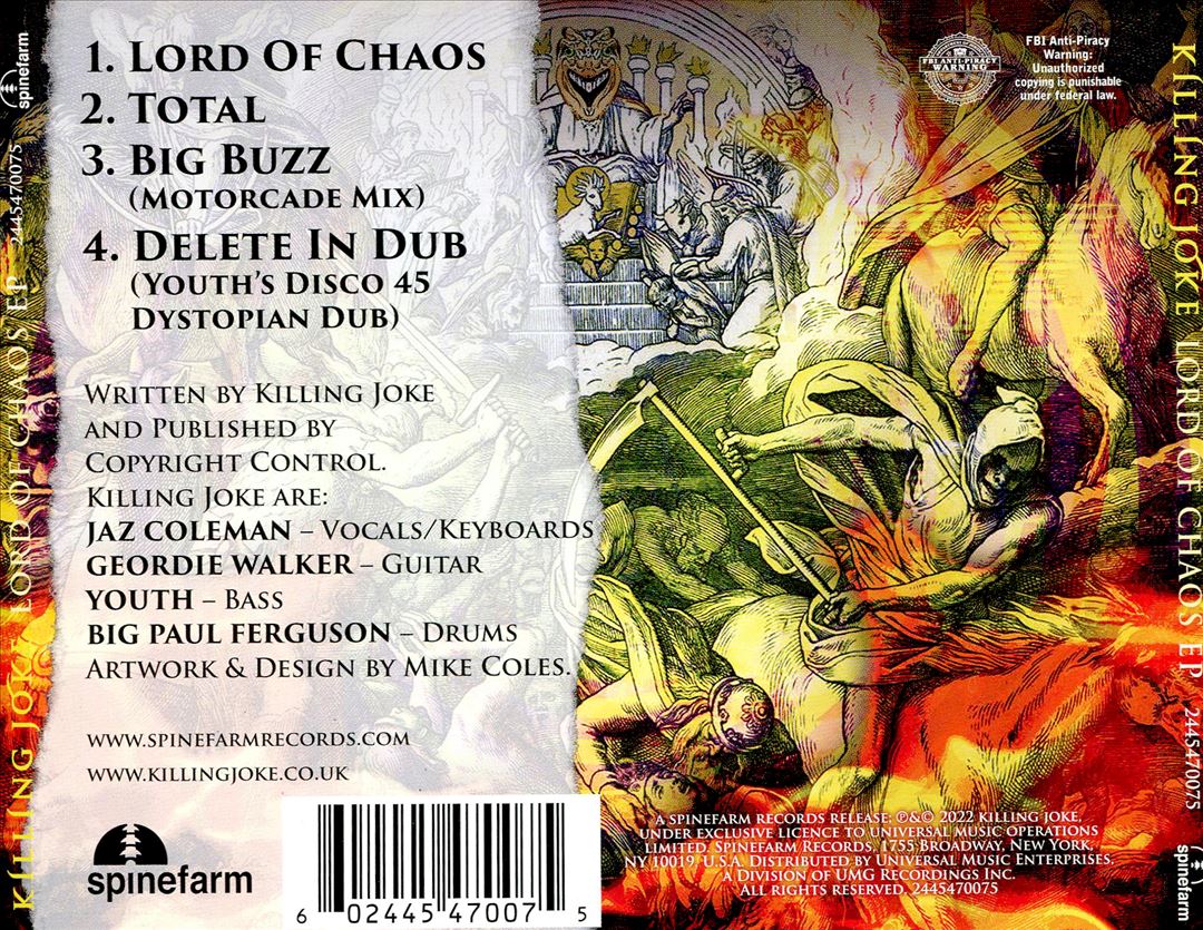 Lord of Chaos [Single] cover art