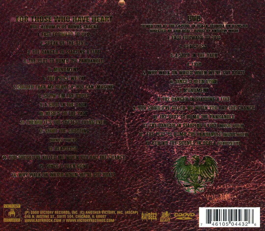 For Those Who Have Heart [CD/DVD] cover art