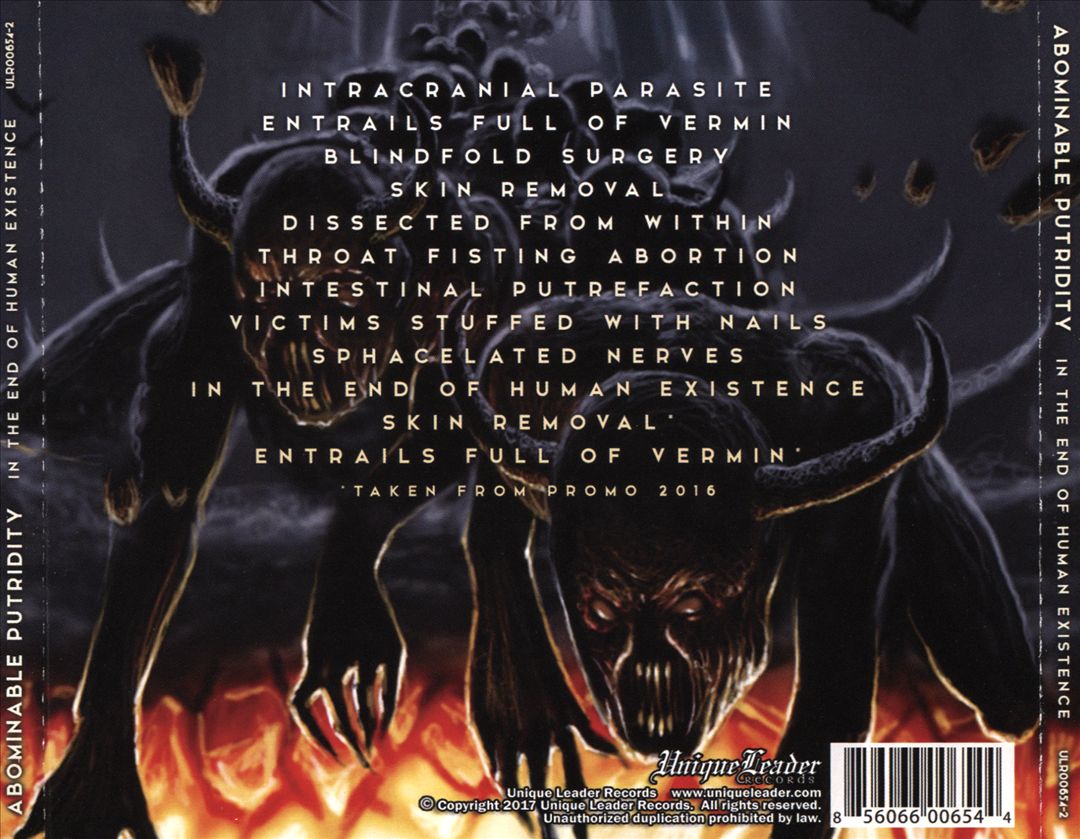 In the End of Human Existence [2017 Reissue] cover art