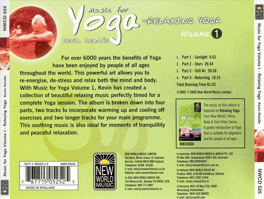 Music for Yoga, Vol. 1 cover art