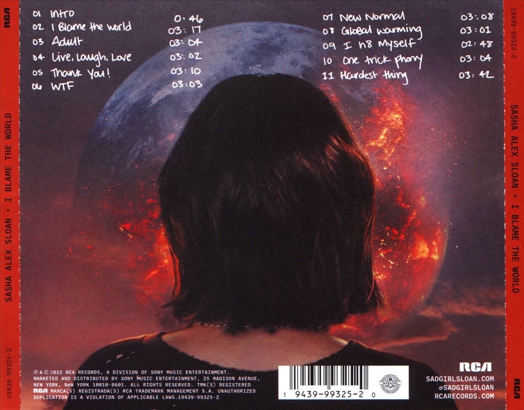 I Blame the World cover art