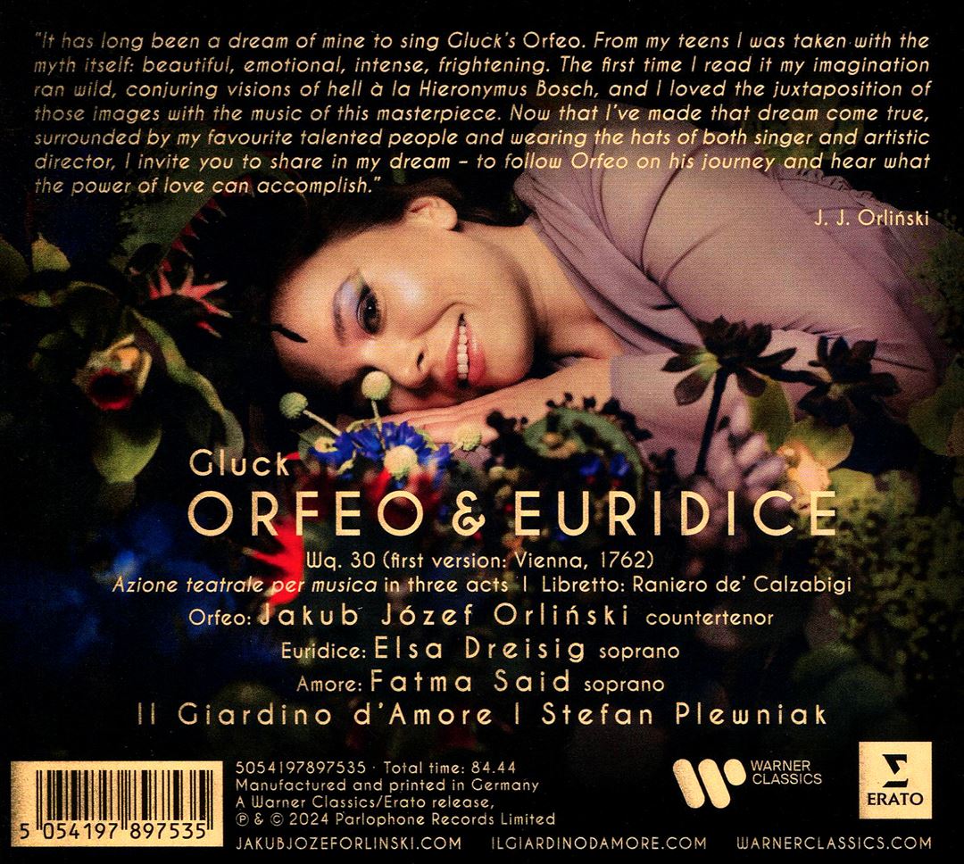 Gluck: Orfeo & Euridice cover art