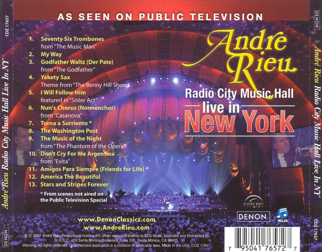 Live in New York cover art