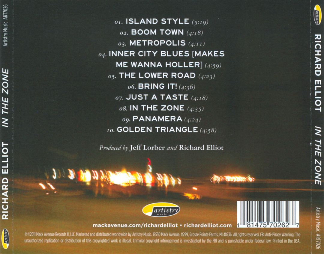 In the Zone cover art
