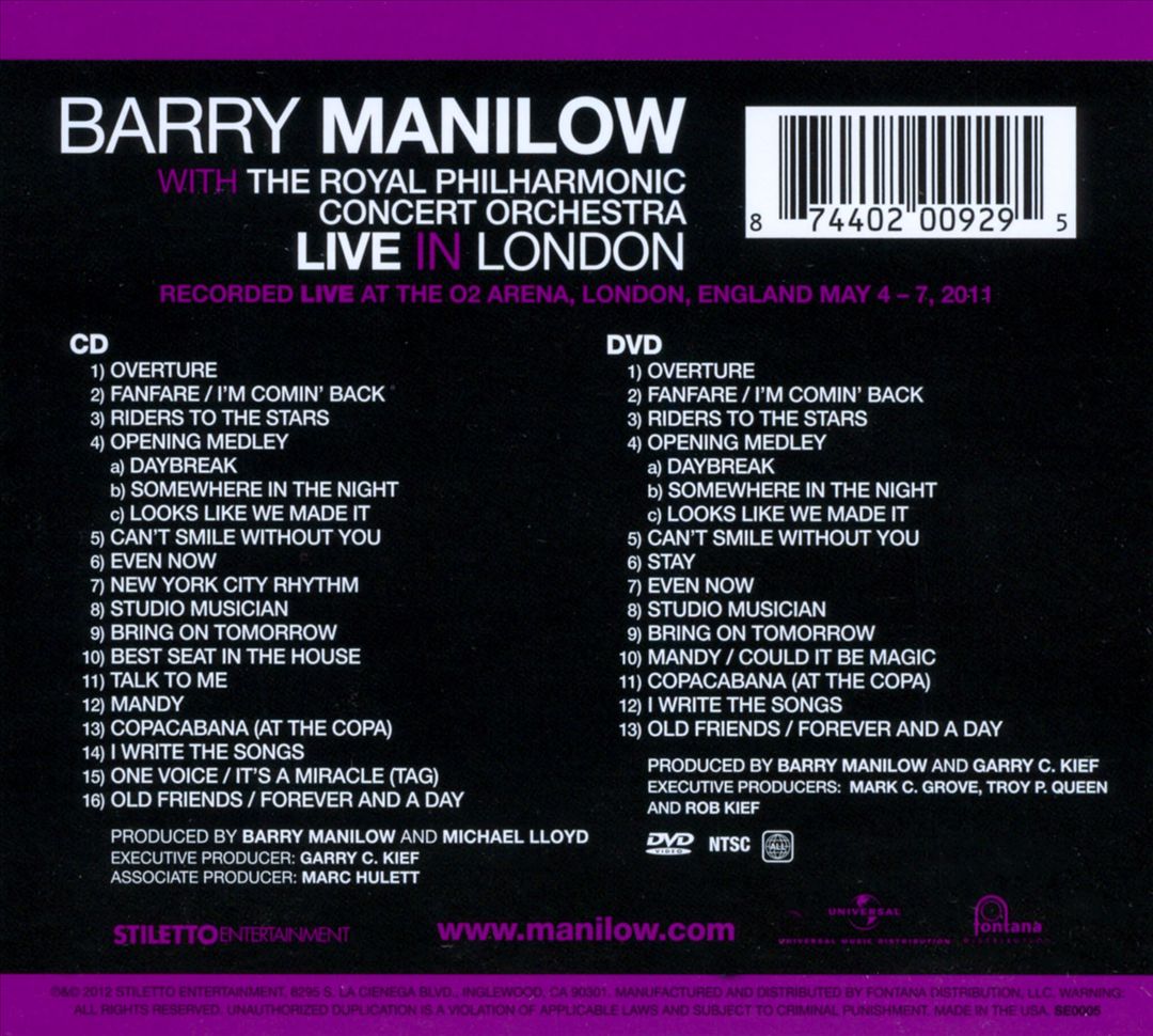 Live in London [CD/DVD] [Deluxe Edition] cover art