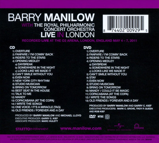 Live in London [CD/DVD] [Deluxe Edition] cover art